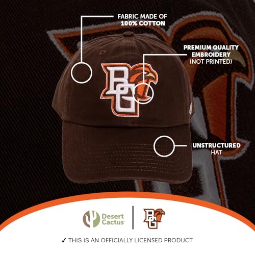 Desert Cactus Bowling Green State University Baseball Hat miniatura 4