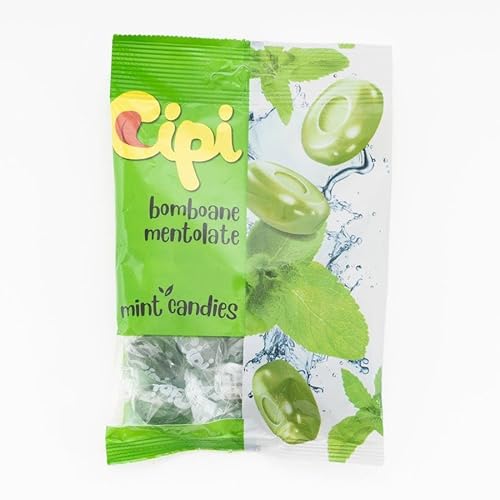 Caramelle dure alla menta Twist CIPI, ingredienti naturali, 160 pezzi, 800 g