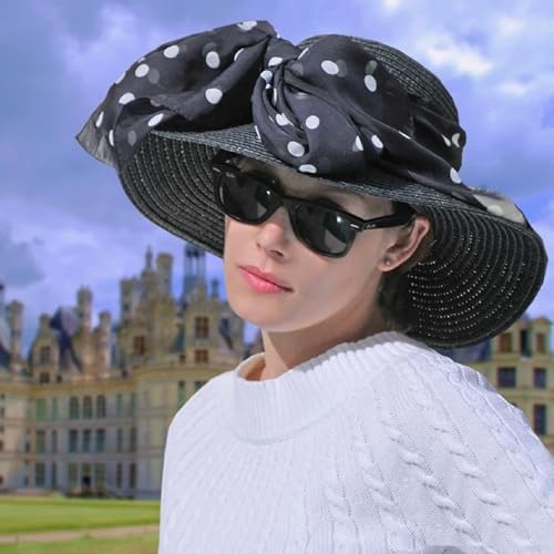 20s 50s Women's Polka Dot Scarf - 25" x 25" Retro Hair Tie Sheer Square Neck Head Scarf Vintage Neckerchief for Women3