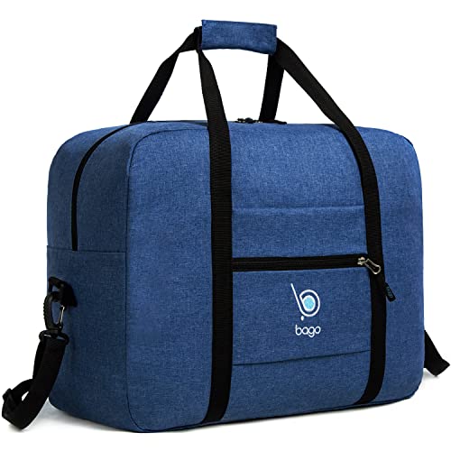 Bago Personal Item Travel Bag For Airlines - Fits As 18x14x8 inches Travel Bag Spirit & Frontier Airlines - Foldable Duffle Bag For Travel - Personal Item Bag Small Carry On Bag For Air Travel