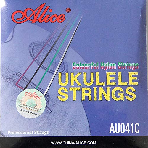 ALAU041C Colorful Nylon Strings Ukulele Strings Set 4 pcs/Set Ukulele