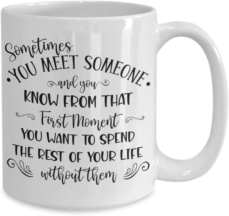 Sometimes You Meet Someone Sarcastic Mug for Best Fried Coworker Work Friend Funny Sayings Novelty 11 or 15 Oz. White Ceramic Coffee Cup Men Women