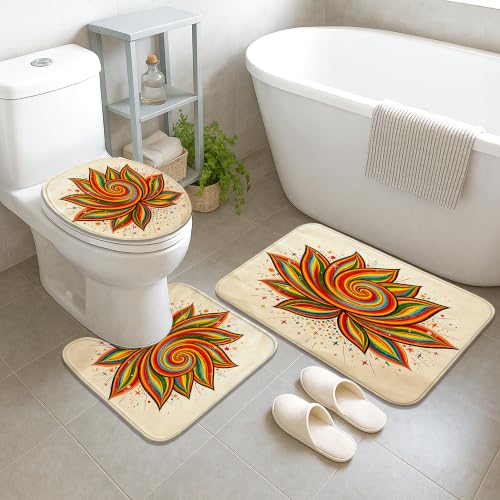 Rideau de douche nénuphars polyester imperméable 183x183 cm pour salle de bain