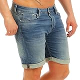 Herren Denim Short von Jack & Jones aus pflegeleichter Baumwollmischung im 5-Pocket Style