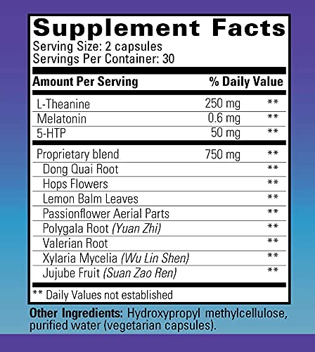 Sleepcycle Natural Herbal Sleep Support Supplement For Healthy And Restorative Deep Sleep (60 Vegetarian Capsules) #TOP4