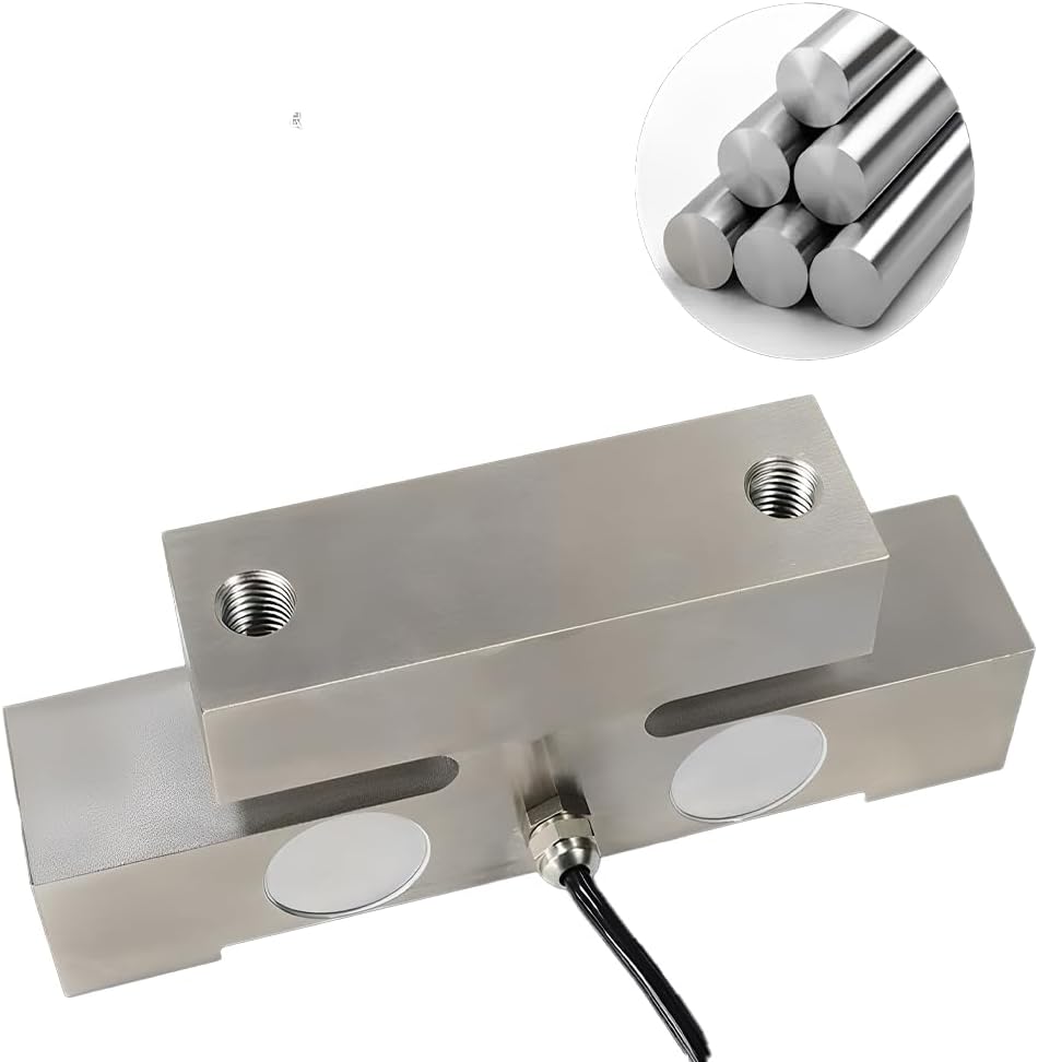 500kg to 30T Dual Purpose Load Cell - Alloy Steel Vehicle Mounted Weighing Sensor for Truck Scales, Hoppers & Industrial Use - Bidirectional Tension and Compression Force Measurement (20T)