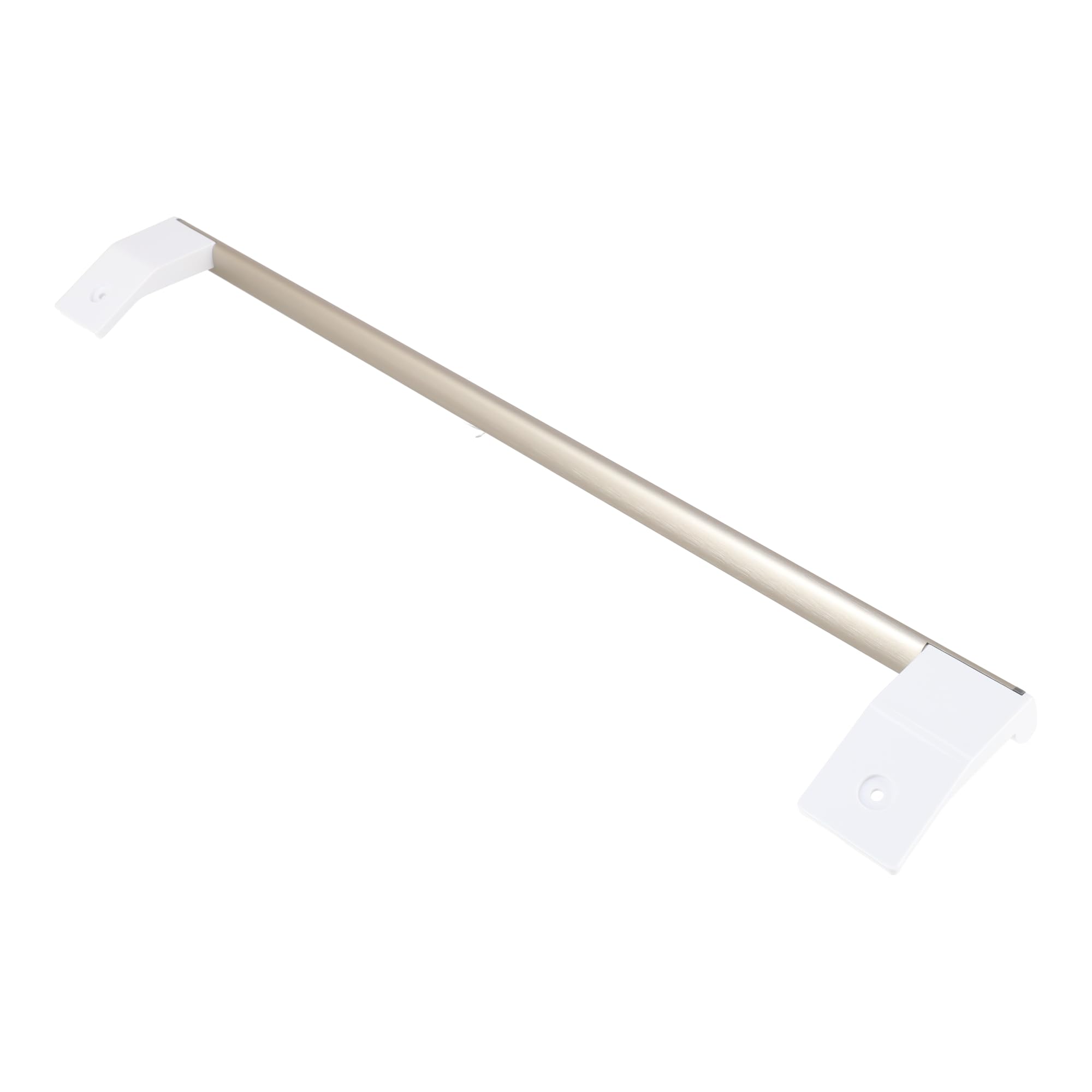 sparefixd Para manija de puerta Indesit SI81QWDUK plateada para nevera con despensa alta