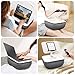 elitehood iPad Pillow Stand for Lap, Angle Adjustable Tablet Pillow Stand, Soft Cushion Tablet Holder for Bed Compatible with Laptop, MacBook, iPad Pro Air Mini, Kindle, Books & 4-15.6'' Devices, Grey