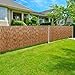 Bamboo Screen Fencing 1 2 3 4 5 6 Feet High Natural Porch Screening Rolls Balcony Privacy Screen Sun Shade for Outdoor Old Fence Patio Backyard Divider Decorative Sturdy & Straight Easy to Cut