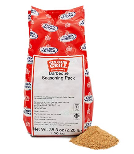 Crown National Six Gun Grill Barbecue Seasoning Pack 2.2 lbs (1kg)