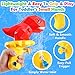 5PCS Dinosaur Squirt Guns for Toddlers, Summer Pool Toys, Outdoor Water Blasters for Kids 2-6