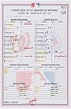 Washington Nationals Game-Used Lineup Card vs. Toronto Jays on May 3, 2024 - MLB Game Used Lineup Cards