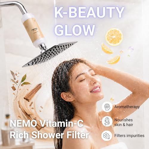 Image of NEMO Vitamin Shower Filter | Korean Skin & Hair Glow | Made in South Korea