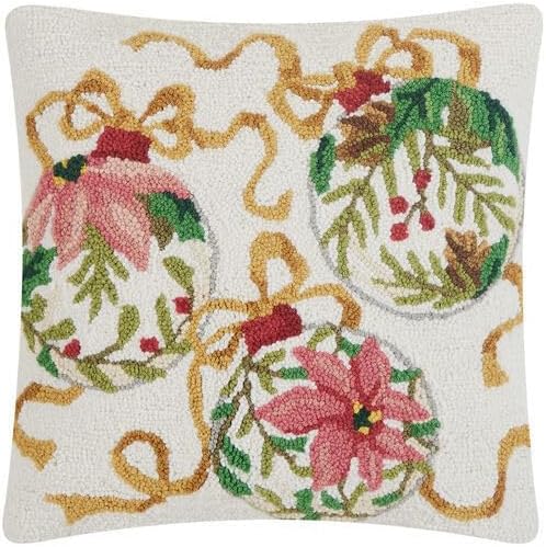 Peking Handicraft - Christmas Ornaments 18" Pillow - 31SJM10997C18SQ