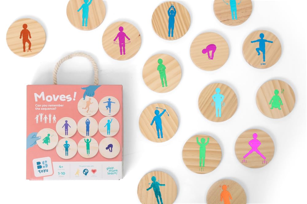 Bs Toys Multicoloured Moves Memo Game