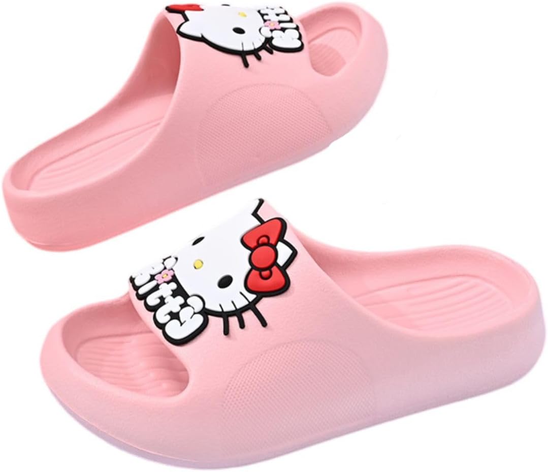 Kids' Quick-Dry Indoor Outdoor Slippers Shower Slides Lightweight Non-Slip Slippers Soft with Breathable for Girls Bathroom Pool - Image 3
