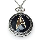 Tono plateado Orion Creations Star Trek Collar de Reloj Colgante