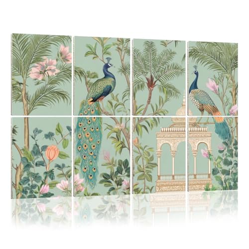 Paneles Acústicos Decorativos Artísticos, 8 Pack 48x32 Pulgadas, Absorbentes de Sonido miniatura 1