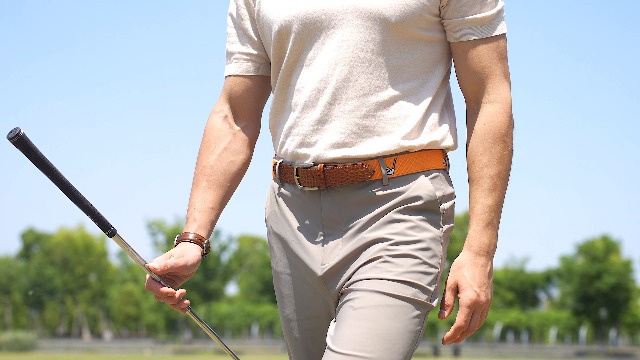 mens embroidered golf belts