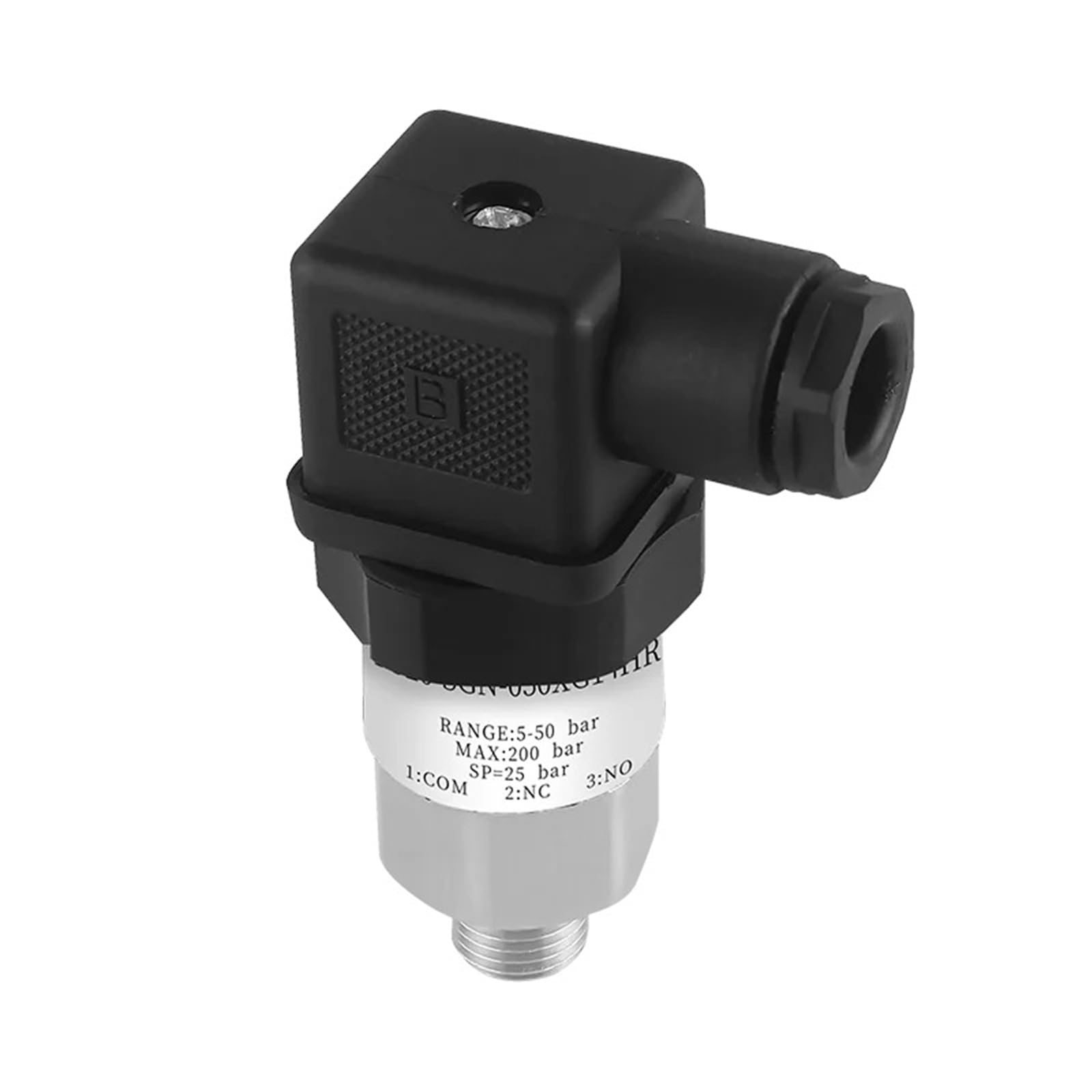Interruptor de presión ajustable mecánico 10-100bar 50bar Control de pistón de diafragma de acero inoxidable estándar 1 Uds(Beige-single,0.8-5bar)