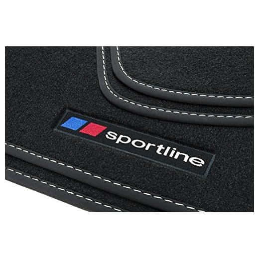 teileplus24 Sportline Alfombrillas para BMW 3er E90/E91 año 2005-2012