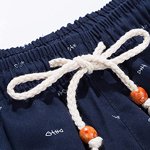 Saxigol Workout Shorts Work Pants For Men,Big And Tall Casual Beach Shorts 2023 Summer Relaxed Fir Mens Sweatpants Stretch Waist Lace Up Boardshorts Pants For Men Dark Blue Xl #TOP3