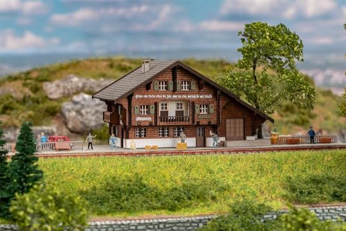 Maquette de gare Station LANGWIES Faller 1/220 en kit plastique