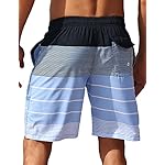 ELETOP Men's Swim Trunks Quick Dry Bathing Suit Swimming Board Shorts Mesh Lining Beach Swimwear