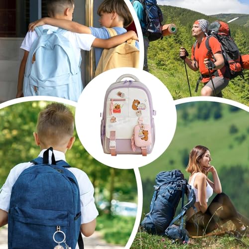Mochila Capybara de dibujos animados el regalo escolar perfecto de moda 4