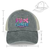 Zoom IMG-1 fuck cancer cappello da baseball