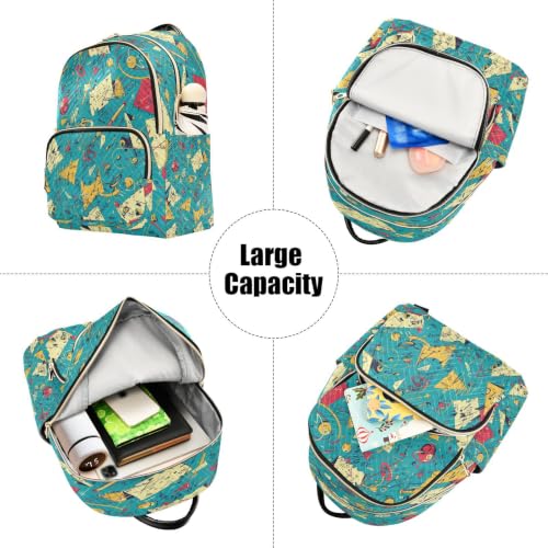 Sac à dos mathématiques antichoc avec mini sacoche de voyage ado