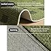 Retro Green Carpet, Short-Hair Floor mat, Thick and Slightly Elastic, Skin-Friendly and Flexible, Suitable for Common Cleaning Tools, Suitable for Living Rooms, bedrooms and bedsides H 140 * 200cm