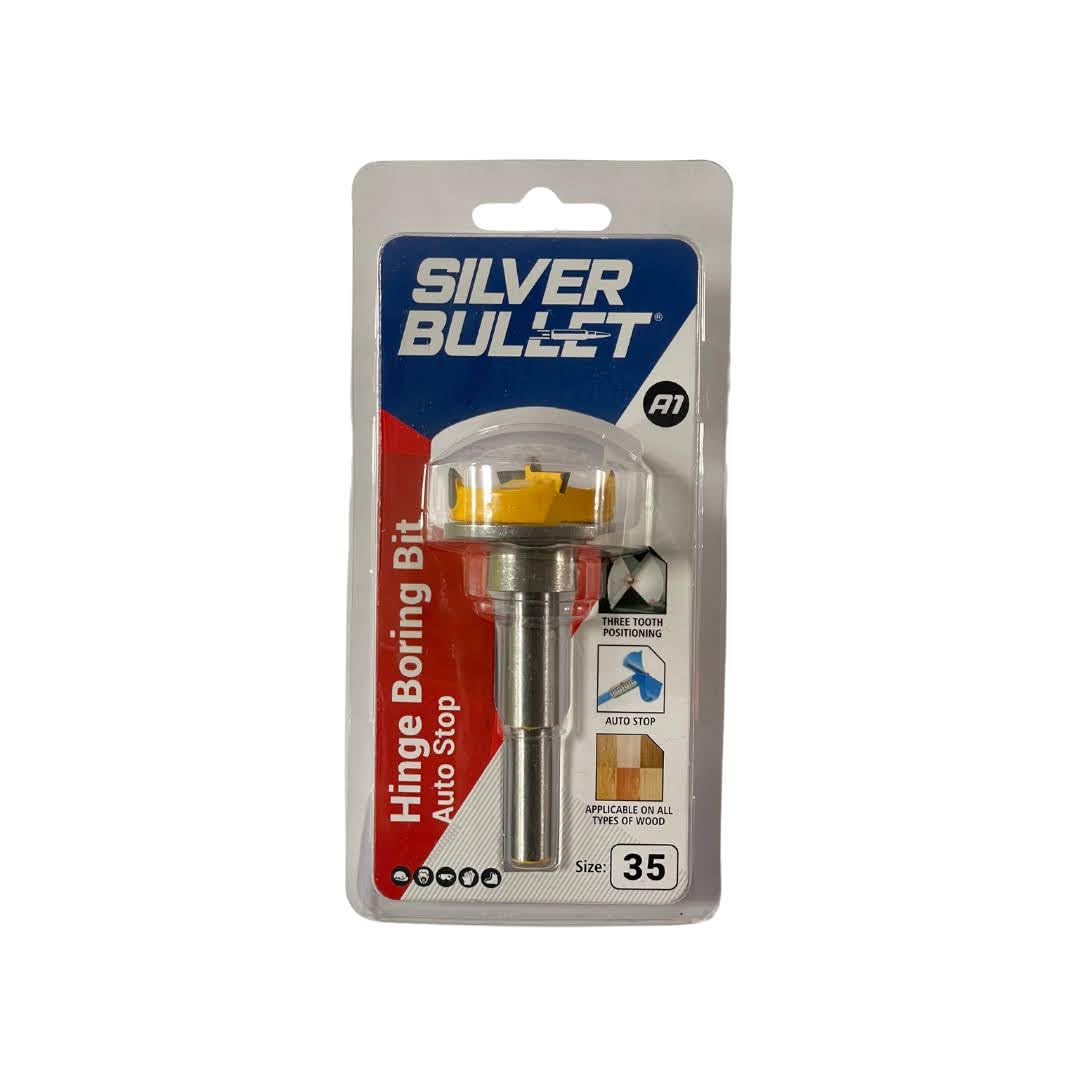 GOLDEN BULLET Hinge boring bit Auto Stop- TCT (Yellow Tip). 35MM wood working Wood Cutter Wood Cutter-image-23