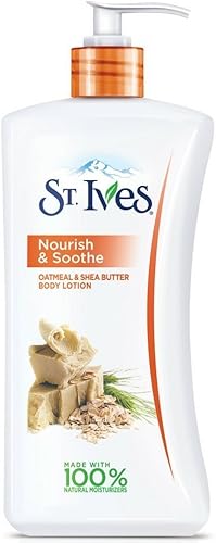 St Ives Loción corporal 21 onzas naturalmente calmante (21.0 fl oz) (paquete de 6)