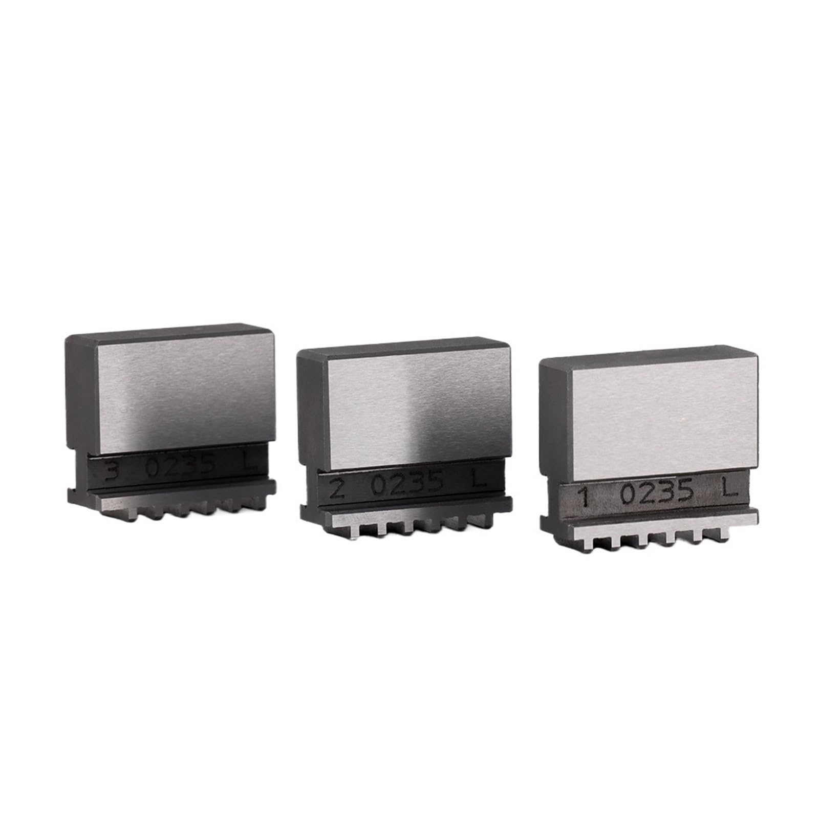Plateau de tour Mandrin à 3 mors à griffes souples for machines-outils K11-80/100/125/160/200/250 (3 pièces/ensemble)(K11-100 soft claws)
