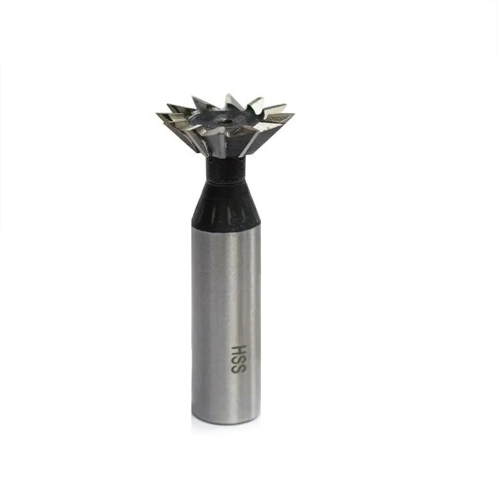Fresa A Coda Di Rondine HSS Da 1 Pezzo, Codolo Cilindrico, Punta Per Fresa CNC HSS,1 Pezzo 30x45 Gradi