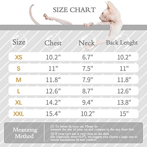 Hjyokuso-Hairless-Cats-Vest-Turtleneck-Sweater-Breathable-Adorable-Cat-Wear-Shirt-Clothes-Pullover-Kitten-T-Shirts-with-SleevesCats-Pajamas-Jumpsuit-for-Sphynx-Cornish-Rex-Devon-Rex-Peterbald