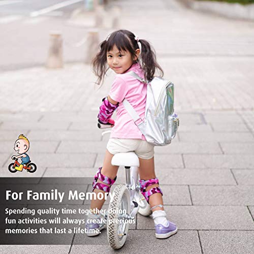 Innovative Soft Kids Knee and Elbow Pads with Bike Gloves I Toddler Protective Gear Set w/Mesh Bag I Bike, Roller⦠- Image 7