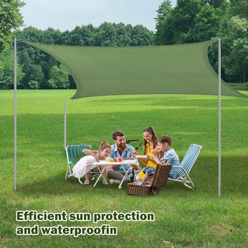 Toldo de sol rectangular exterior e impermeable para jardín y piscina 3