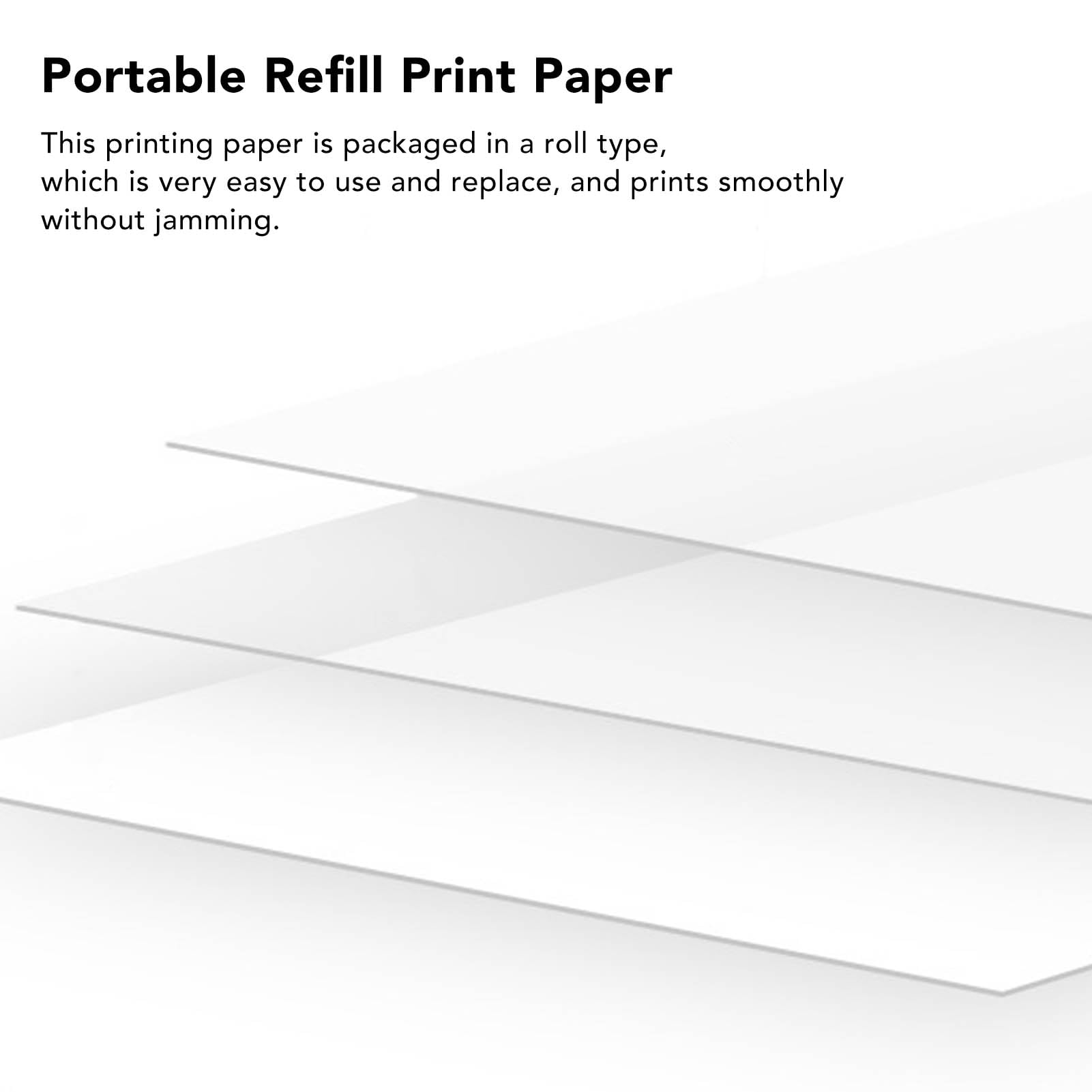 10 Rolls 57x25mm Thermal Print Paper, BPA Free Kids Camera Refill Paper for Mini Printer Cash Register, Labeling Machine - Image 4