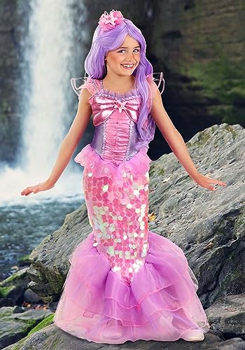 Disfraz de Sirena para Niñas - Vestido y Banda para Cabeza miniatura 2