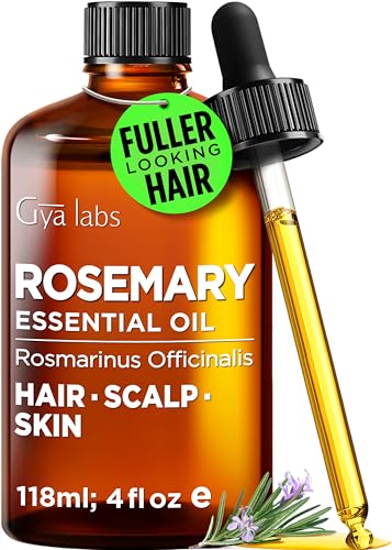 Image of 100% Pure Rosemary Essential Oil - 4 Fl Oz - Rosemary Oil for Hair, Skin, Diffuser, Aromatherapy & DIY Candle Making Scent