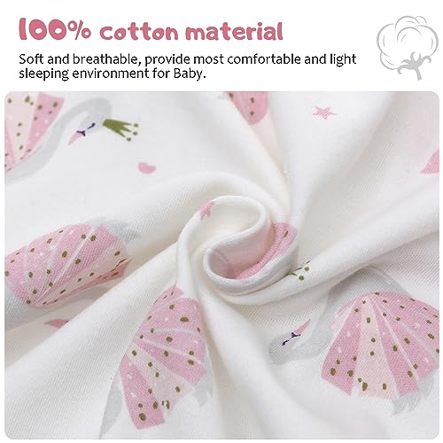 Image of Miracle Baby Sleep Sack - 100% Breathable Cotton Wearable Blanket, Long Sleeve Sleeping Sack for Infant 0-18 Months(3 Pack)