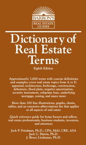 Dictionary of Real Estate Terms (Barron's Business Dictionaries)