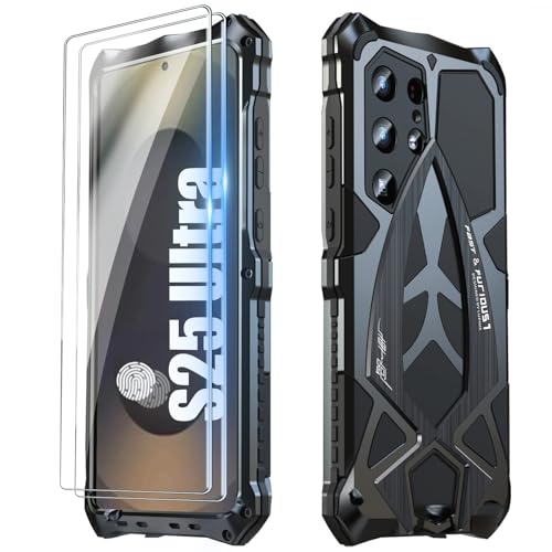 Coque Samsung S25 Ultra antichoc en silicone rigide noir pour protection intégrale
