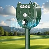 Ultraschall-Solar-Tiervertreiber für den Außenbereich, wasserdicht, Maulwurfschreck, Hirschabwehrgeräte mit LED-Blitzlicht, Hundeabwehr, Garten, für Nagetiere, Eichhörnchen, Waschbär, Stinktier
