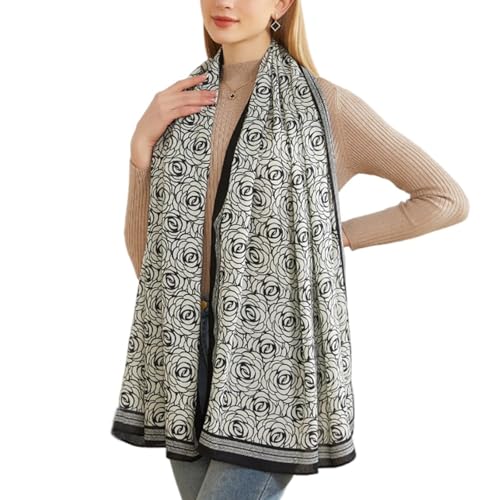 AHTCPO Feeling Long Scarf Women, Large Shawls Headscarf, Neck Sunscreen Shawls(Color 2)
