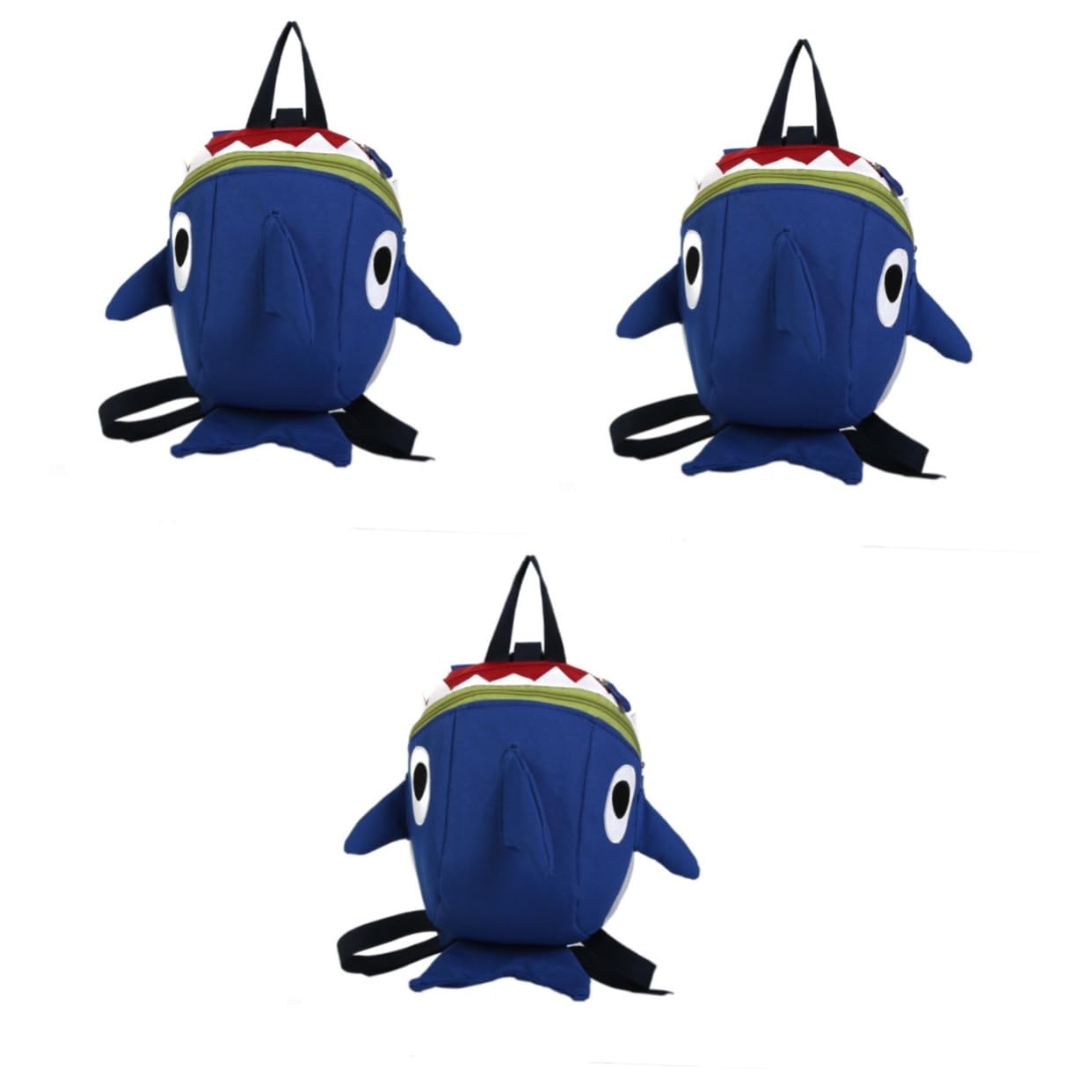 SOIMISS 3piezas Mochila Para Niño Niña Con Diseño De y Arnés De Seguridad Para Guardería y Preescolar Azul