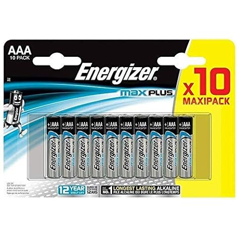 Frenterprises Energizer Max Plus AAA Advanced Alkaline Battery - Long Lasting Reliable Energy - Heavy Duty Cell Battery - Pack of 10 Cover