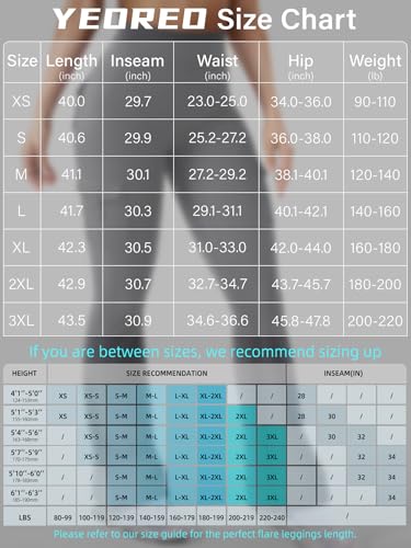 Image of YEOREO CoreFlex Women Workout Flare Leggings